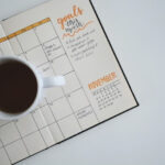 Business Planner and Coffee